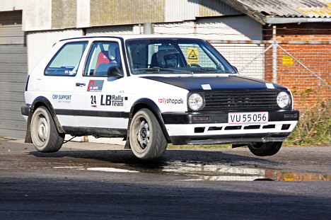 Brian Klausen Golf, GTI, som er én af de, der stiller op til Prøv Rally.